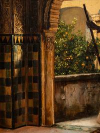 Guard in Orientalist Interior