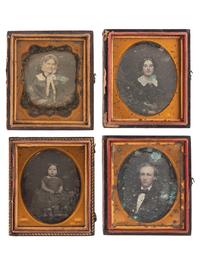 [EARLY PHOTOGRAPHY]. ANSON, Rufus P., photographer. A group of 14 daguerreotypes by Anson, including: