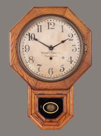 A Seth Thomas Jeweler's Advertising Wall Clock
