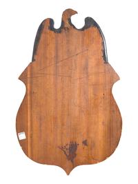A Carved And Painted Plaque For The Improved Order Of Red Men