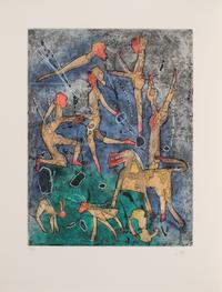 L'Ame du Tarot de Theleme (complete portfolio with blue cloth case)