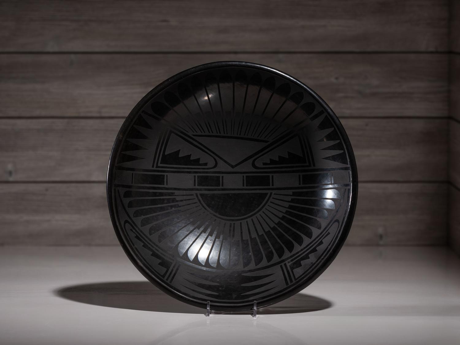Blackware Pottery Bowl