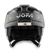 A Mario Lemieux Signed Autograph Game Used Jofa Hockey Helmet (Grey Flannel Letter, Beckett Authentication Services Sticker)