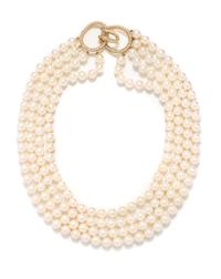 CULTURED PEARL AND DIAMOND NECKLACE