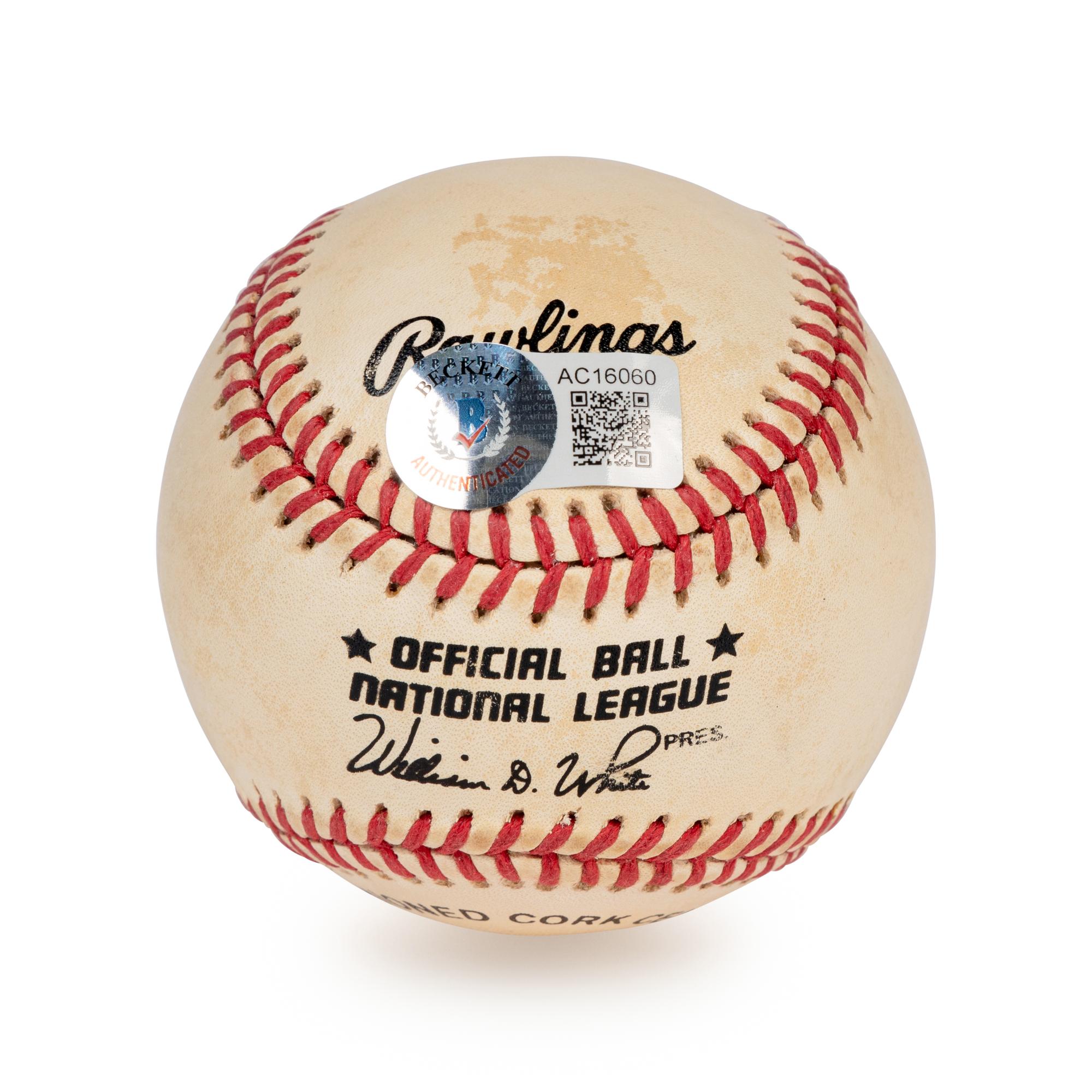 A Sandy Koufax Single Signed Autograph Baseball (Beckett Authentication Services Letter),