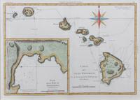 BONNE, Rigobert (1727-1794). Carte des Isles Sandwich . Paris, [ca 1785].