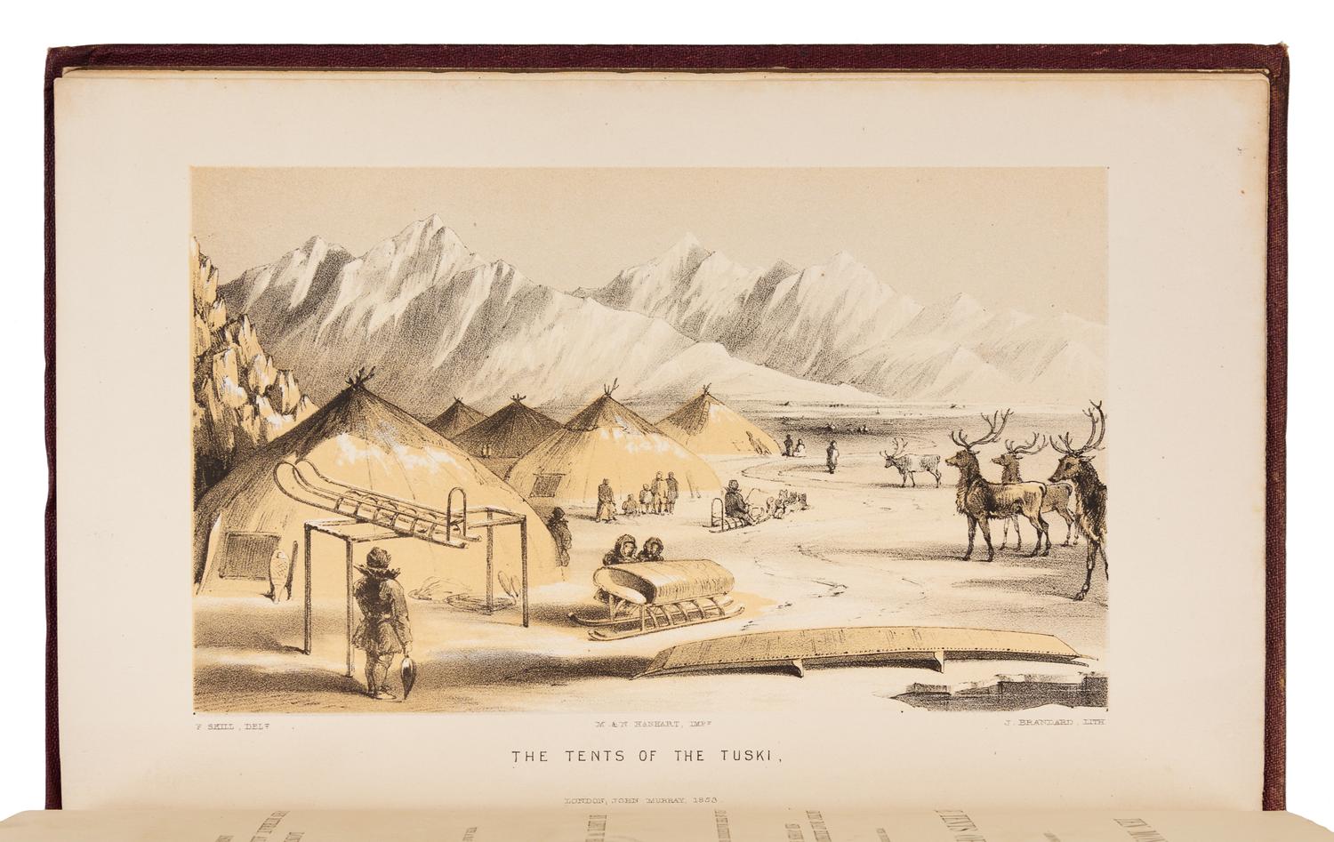 HOOPER, William Hulme. Ten Months among The Tents of the Tuski, with incidents of an Arctic Boat Expedition. London, 1853. 1ST EDITION.