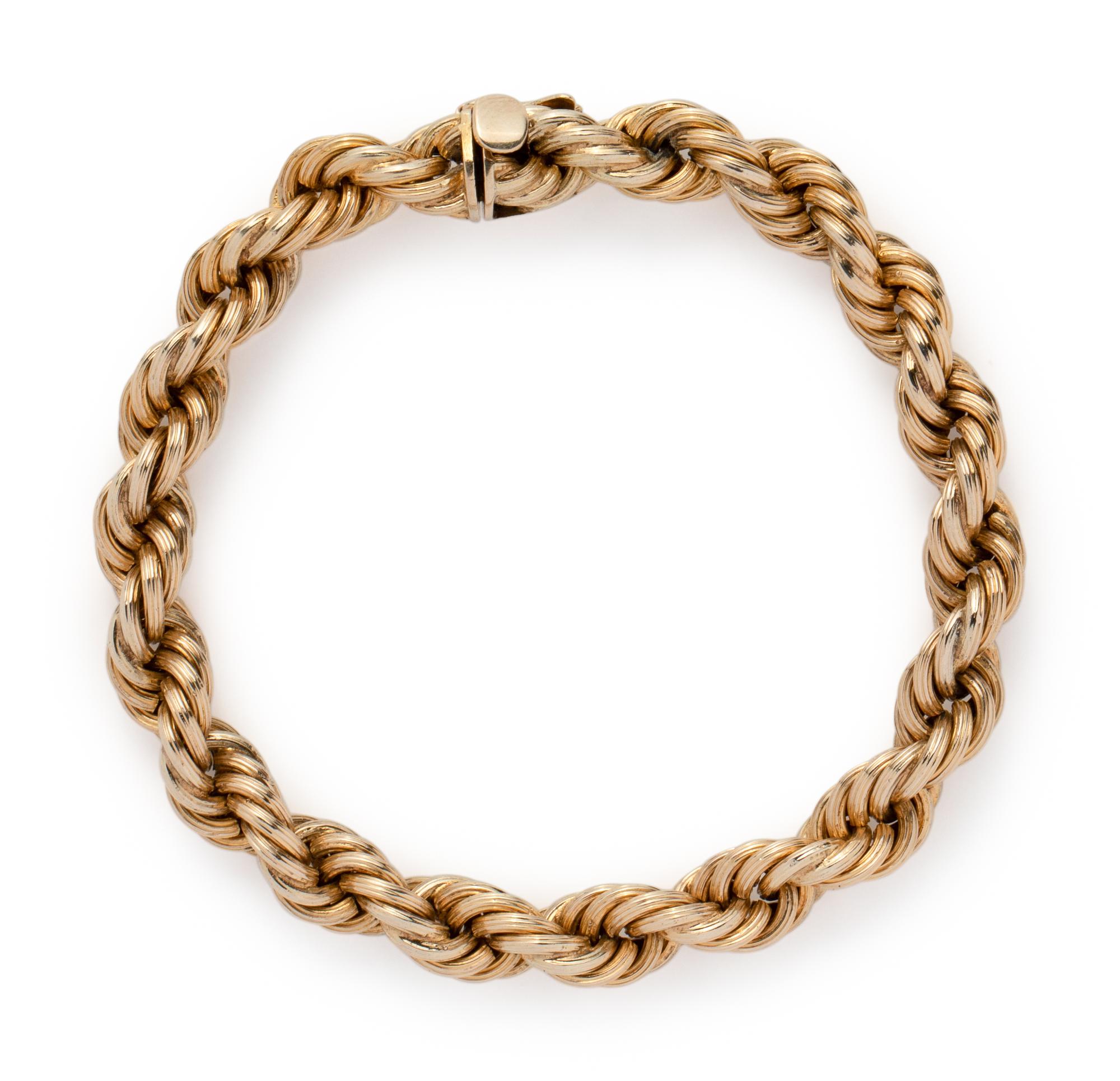 YELLOW GOLD BRACELET
