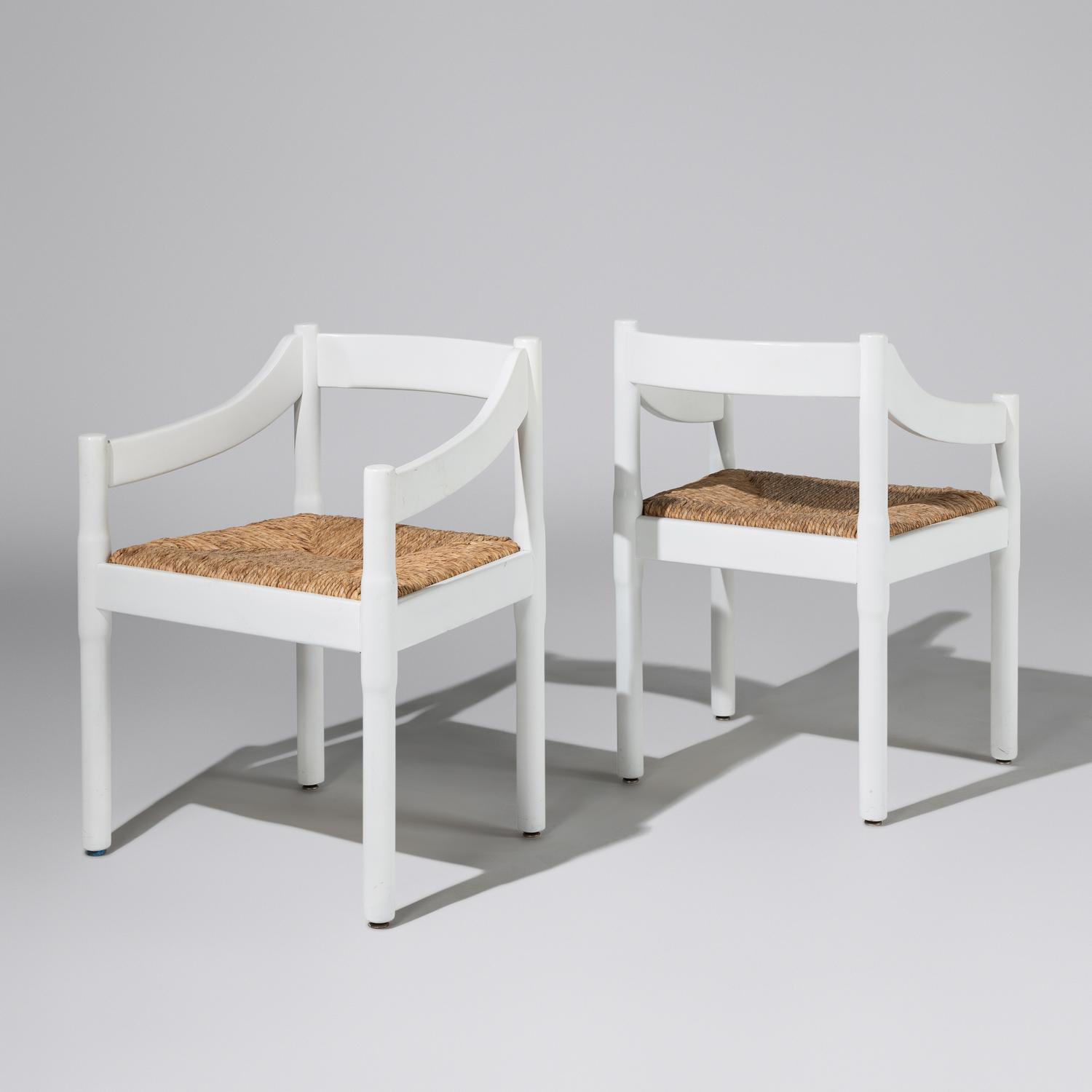 Set of 8 Carimate dining chairs Italy, c. 1980