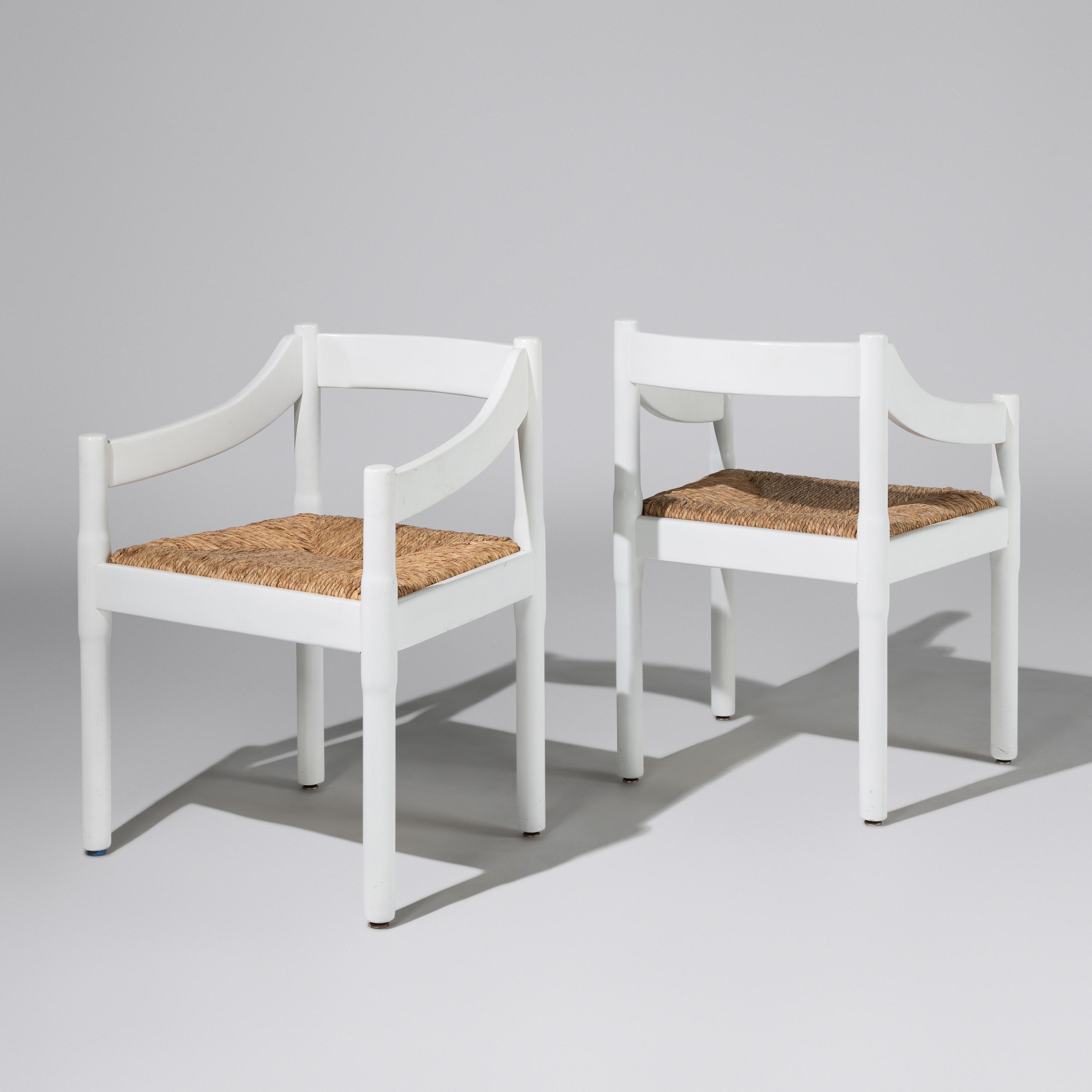 Set of 8 Carimate dining chairs Italy, c. 1980