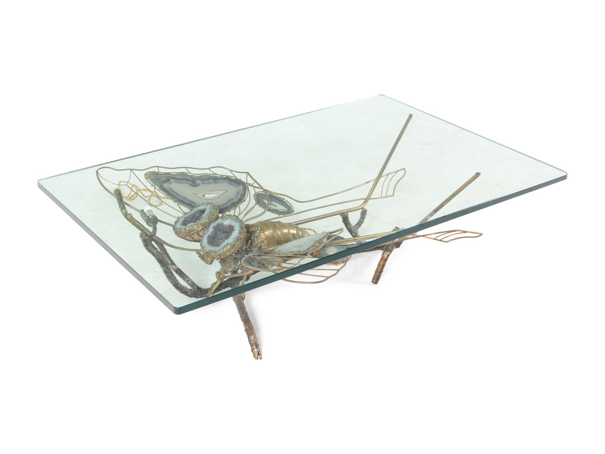 Brutalist 'Butterfly' Coffee Table