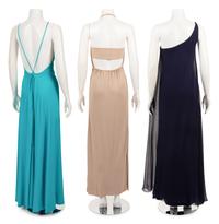 Three Knit Dresses: Two Halston, One Galanos, 1960-70s