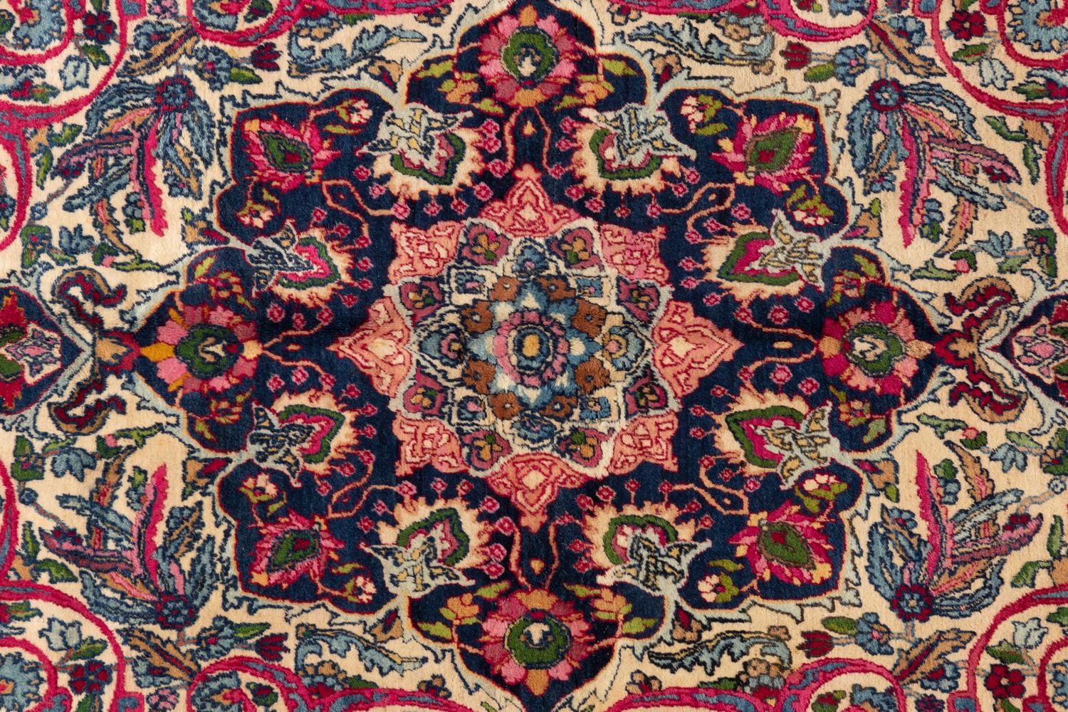 A Kirman Wool Rug