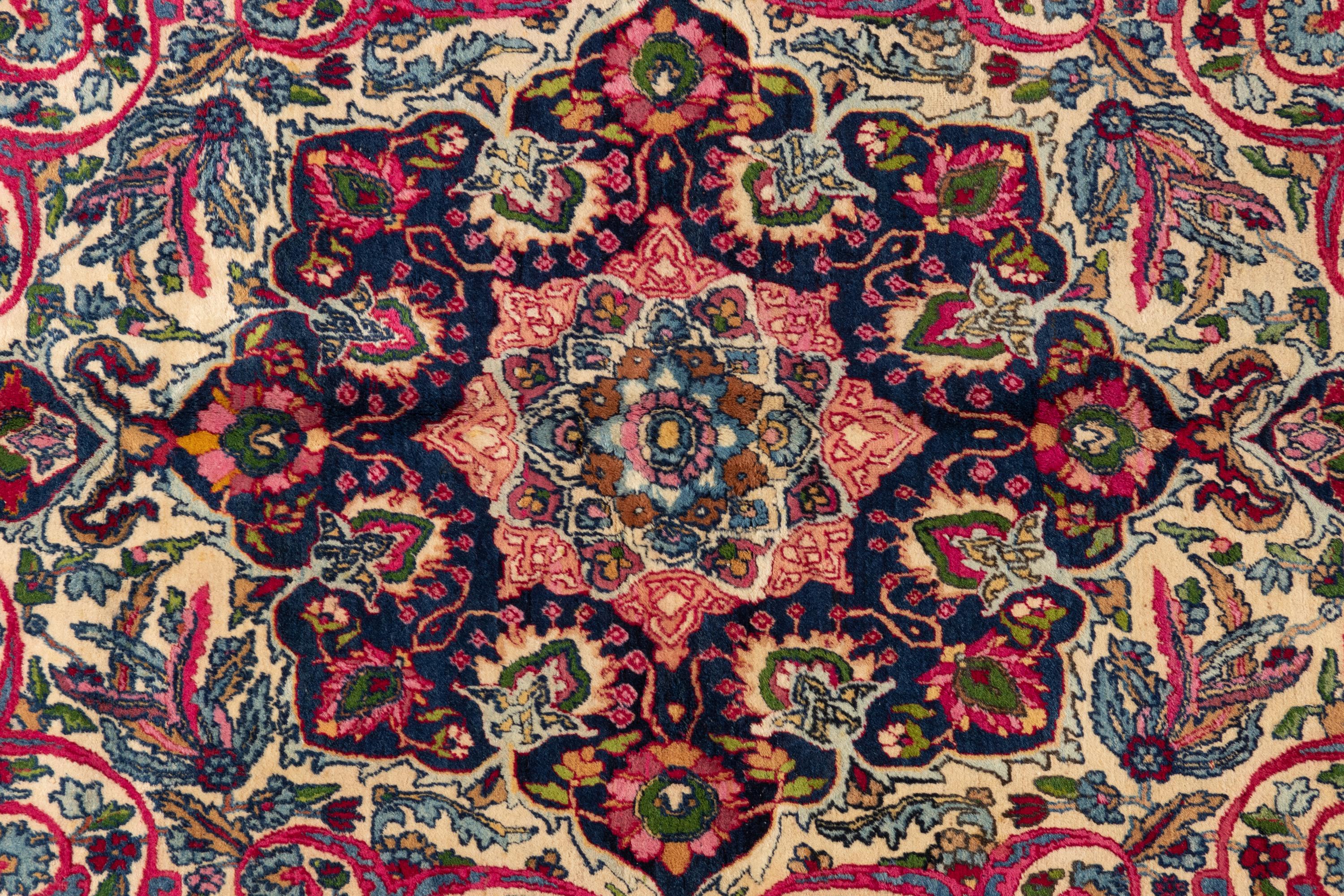 A Kirman Wool Rug