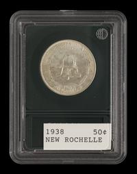 A United States 1938 New Rochelle Commemorative 50c Coin