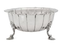 An Irish George II Silver Footed Bowl