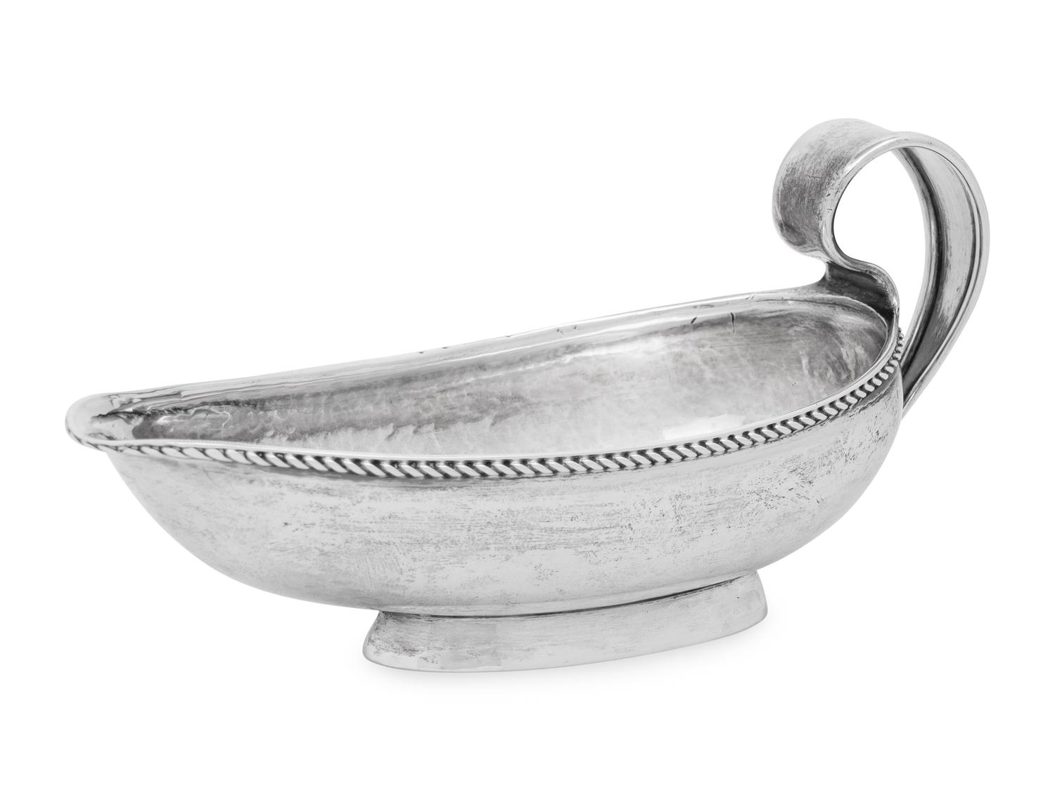 A Tiffany and Co. Silver Sauce Boat