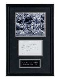 A Group of Hall of Fame Quarterback Signed Displays Featuring Terry Bradshaw, Dan Marino and George Blanda