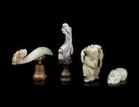 Four Chinese Jade Carvings
