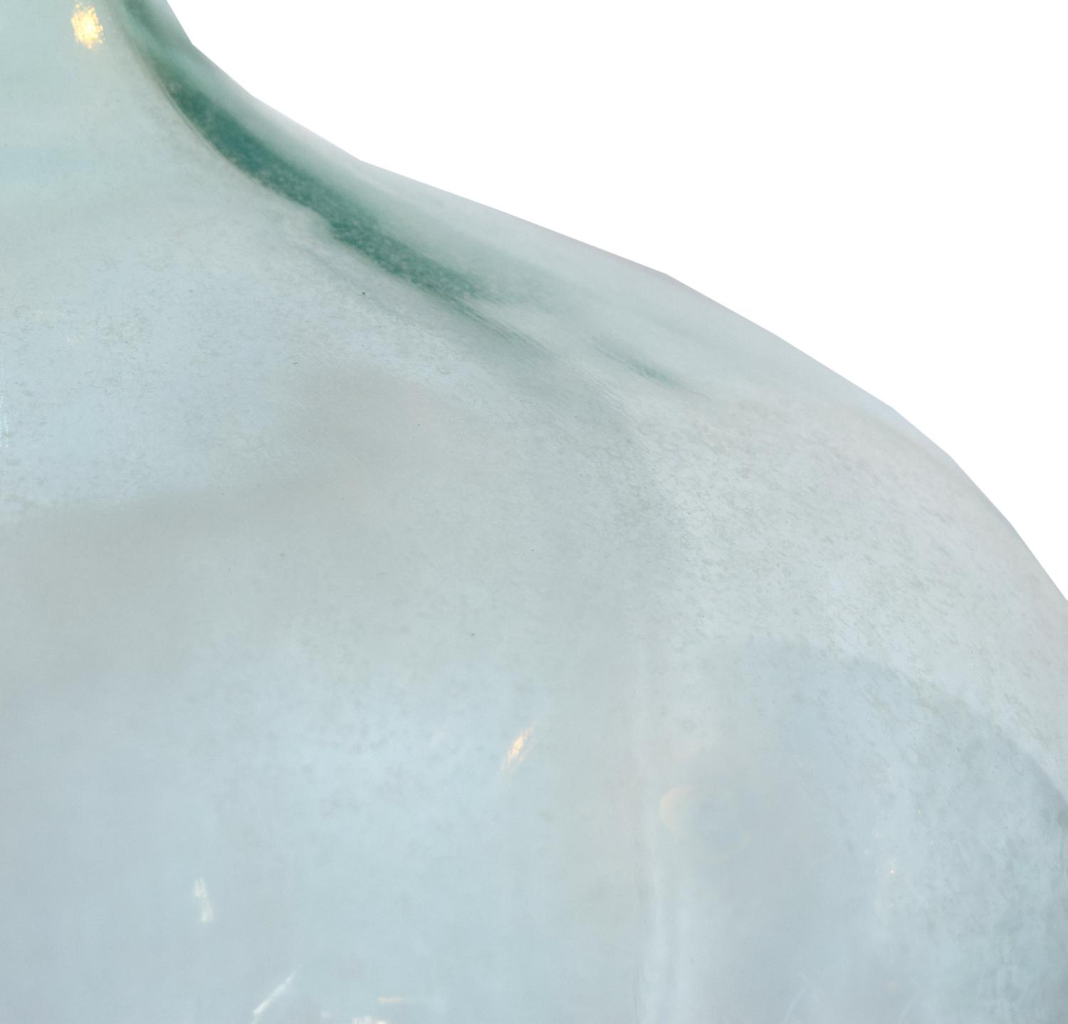 A Green Glass Wine Vessel 17" W x 17" D x 22.5" H — Germany, 20th Century