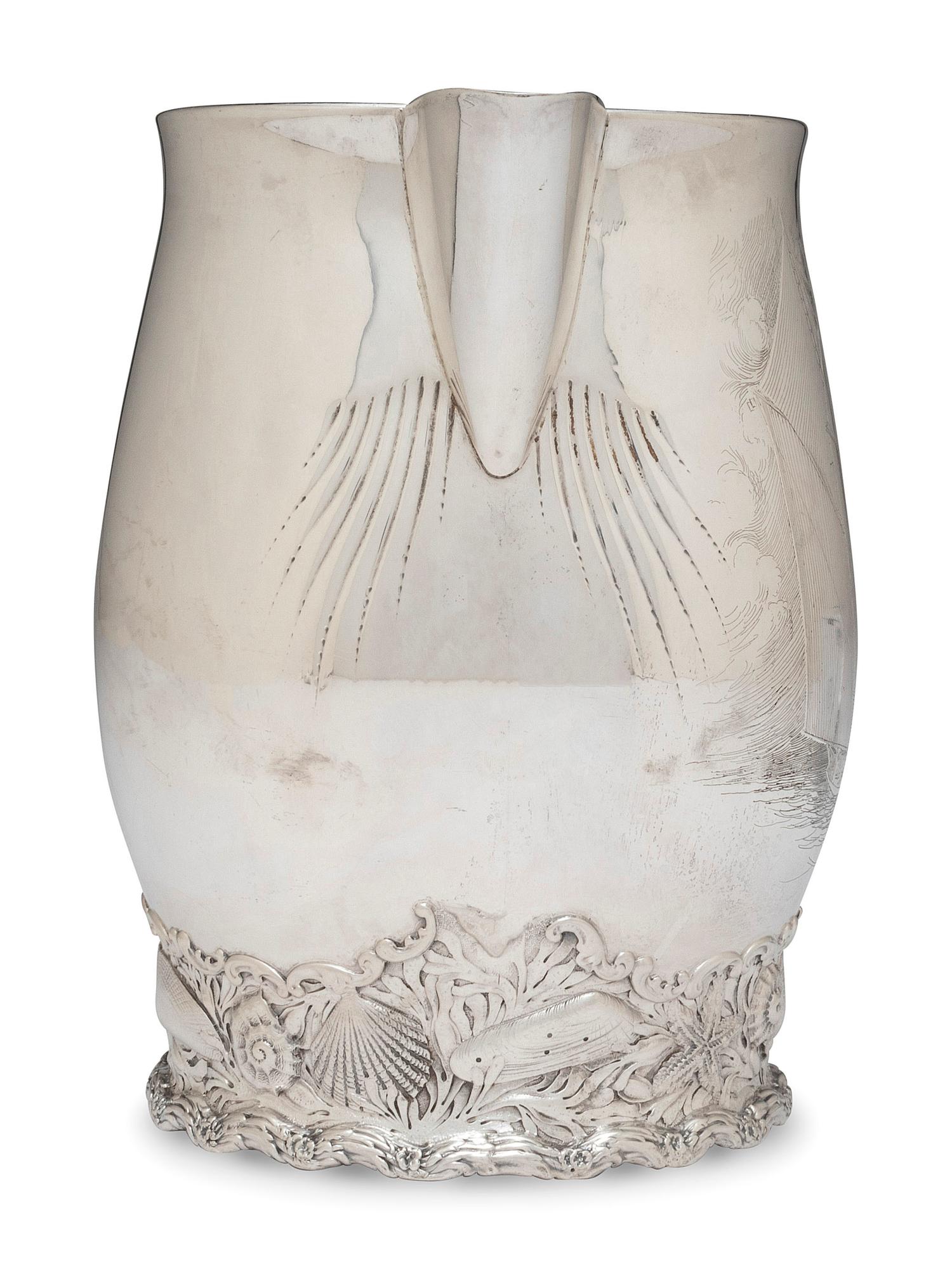 An American Silver Water Pitcher