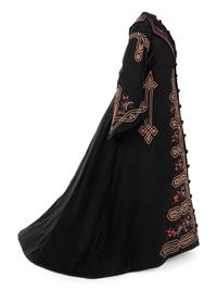 Embroidered Wool Dressing Gown, 1860s
