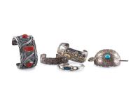 Navajo Cuff Bracelets AND Barrette