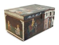 An Indian Painted Chest — 20TH CENTURY