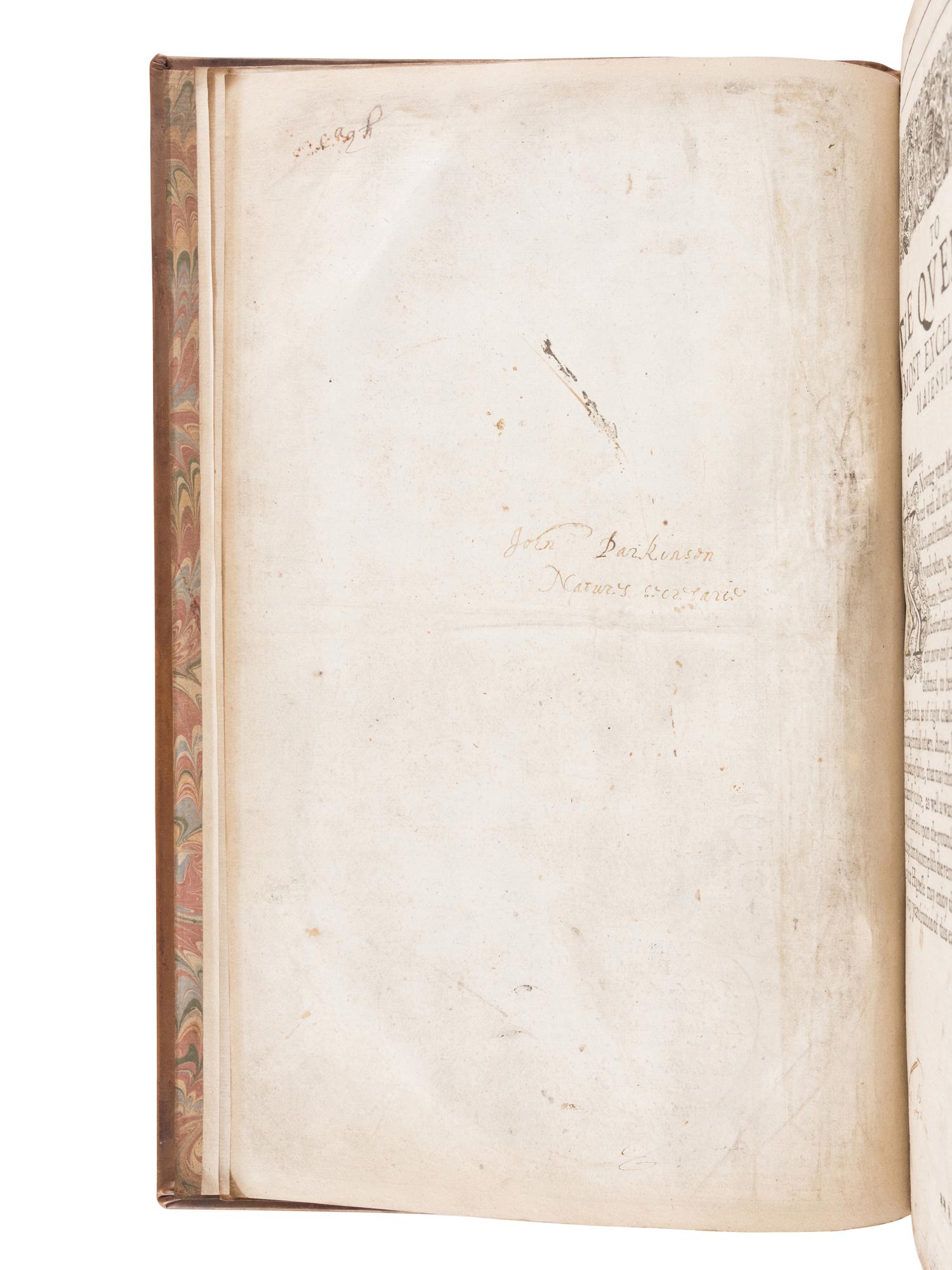 PARKINSON, John (1567-1650). Paradisi in sole Paradisus Terrestris. Or a Garden of all sorts of pleasant flowers . London: Humfrey Lownes and Robert Young, 1629.