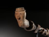 Ottawa Figural Pipe, with US Corp Badges
