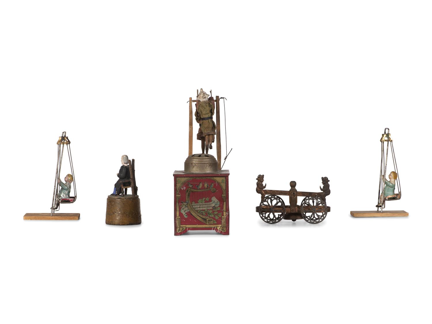 Six Figural Toys