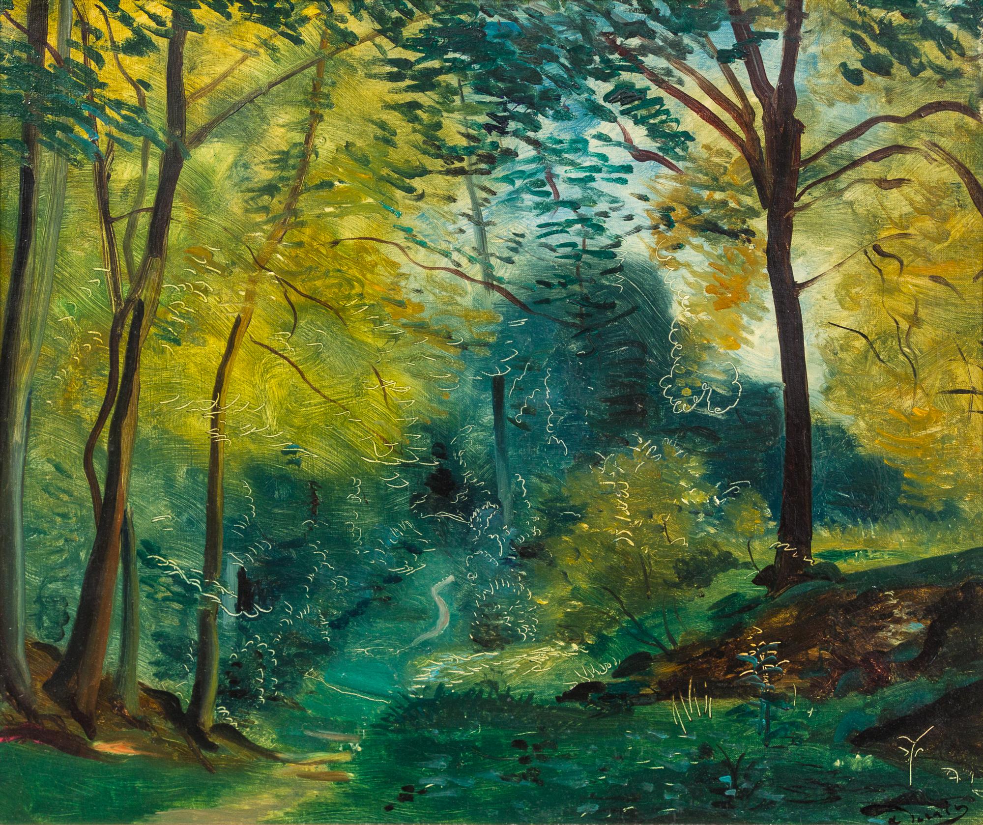 André Derain, (French, 1880-1954), Forêt de Saint-Germain-en-Laye, 1936-38