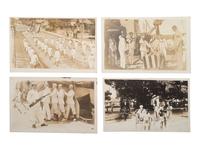 [MILITARIA]. A group of approx. 49 RPPCs of naval, army, and other military-related views.