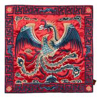 Nine Chinese Embroidered Silk Panels