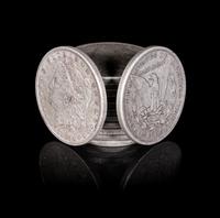 A Group of Thirteen United States 1884 Morgan Silver Dollar Coins