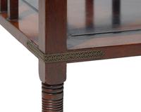 An Aesthetic Inlaid Amaranth Tiered Table, A. & H. Lejambre, Philadelphia, PA, Circa 1880