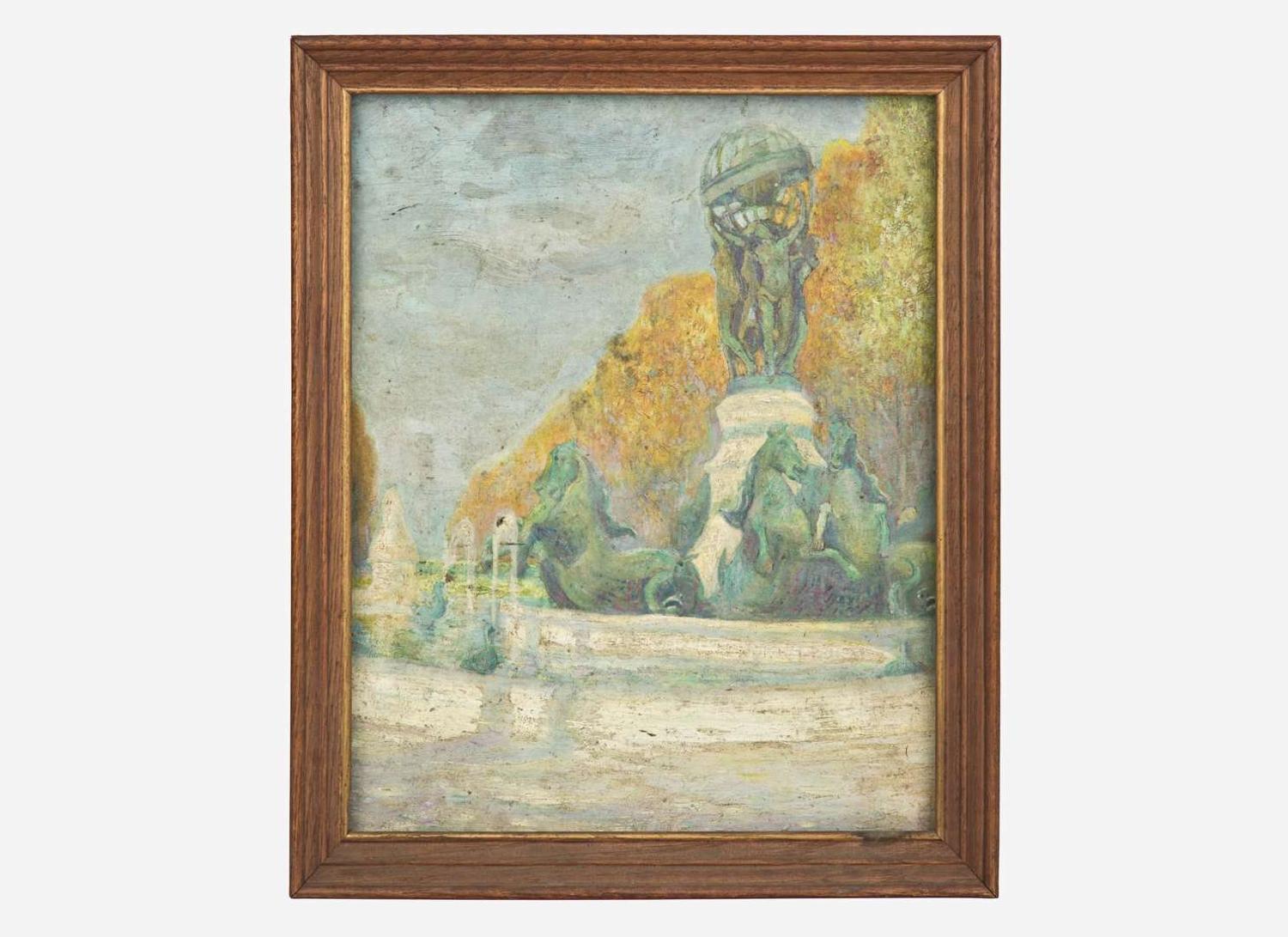 Manuel Azadigian (Armenian/American, 1901-1924) - Fontaine de l'Observatoire, Paris