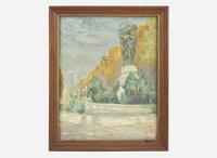 Manuel Azadigian (Armenian/American, 1901-1924) - Fontaine de l'Observatoire, Paris