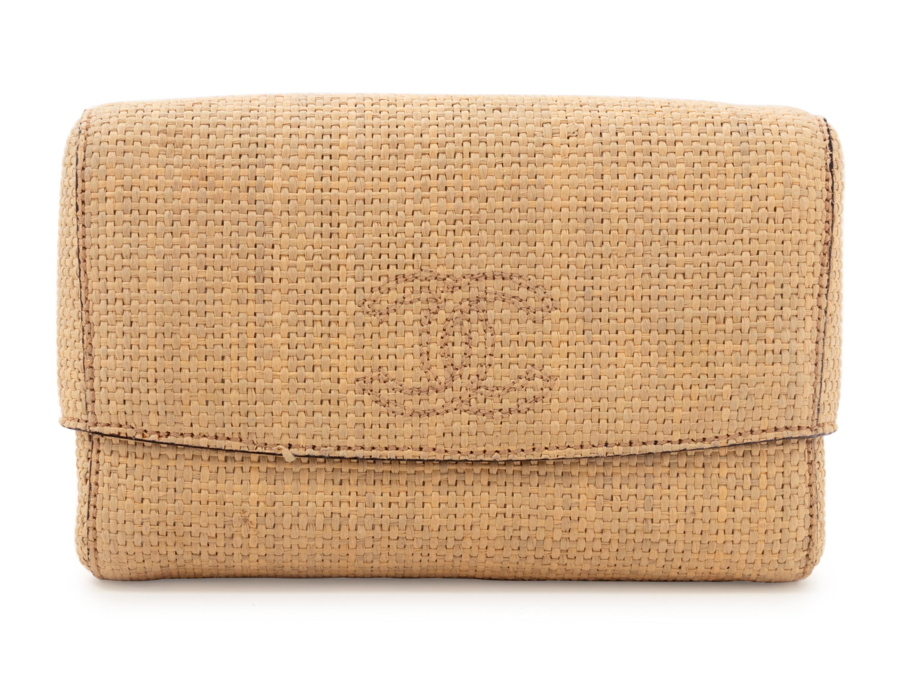 Chanel Woven Cane Slip Bag, 1997-1999