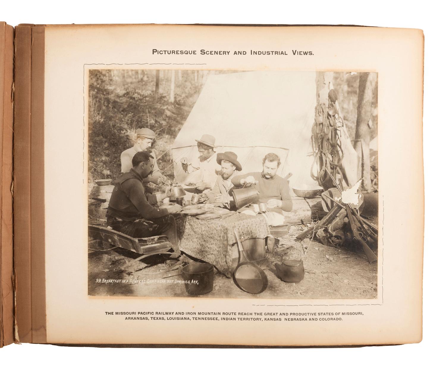 [EARLY PHOTO] Picturesque Scenery and Industrial Views of Missouri Pacific RY and Iron Mountain Rte