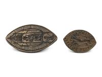 Two Continental Brass Wax Seals