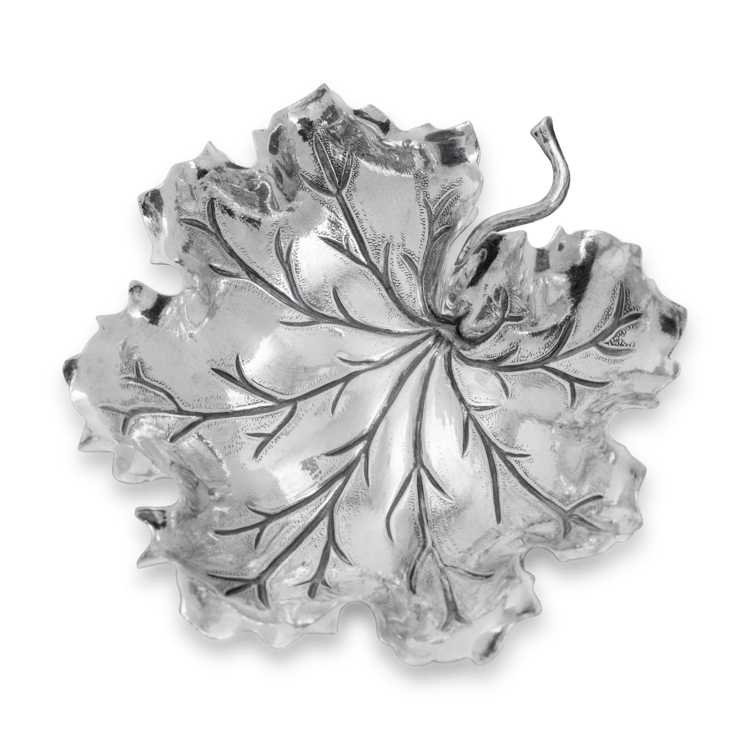 A Group of Five Buccellati Silver Dishes