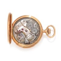 WITTNAUER & CO., JOHN J. KINGSLEY, 14K YELLOW GOLD MINUTE REPEATER OPEN FACE POCKET WATCH