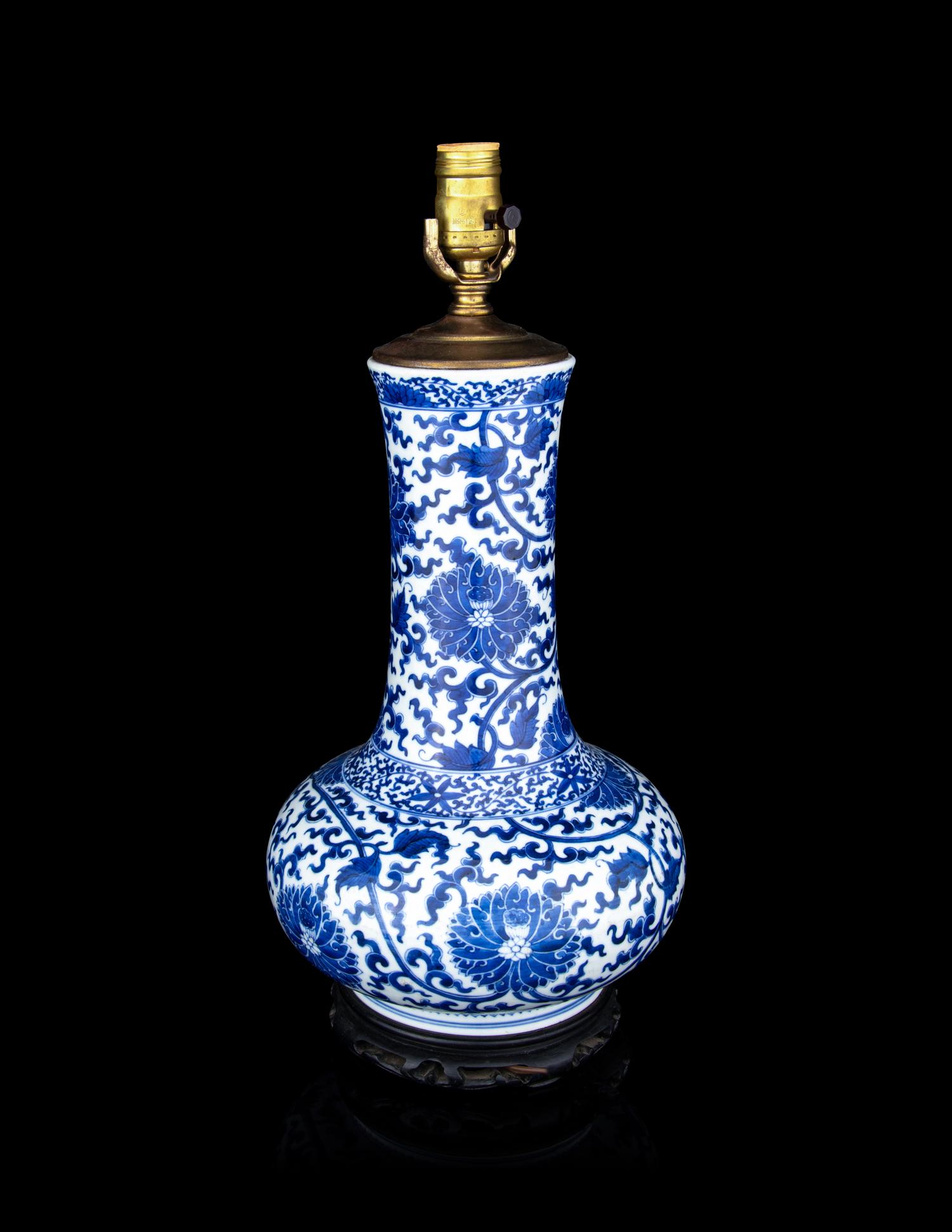 A Blue and White Porcelain Vase