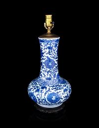 A Blue and White Porcelain Vase