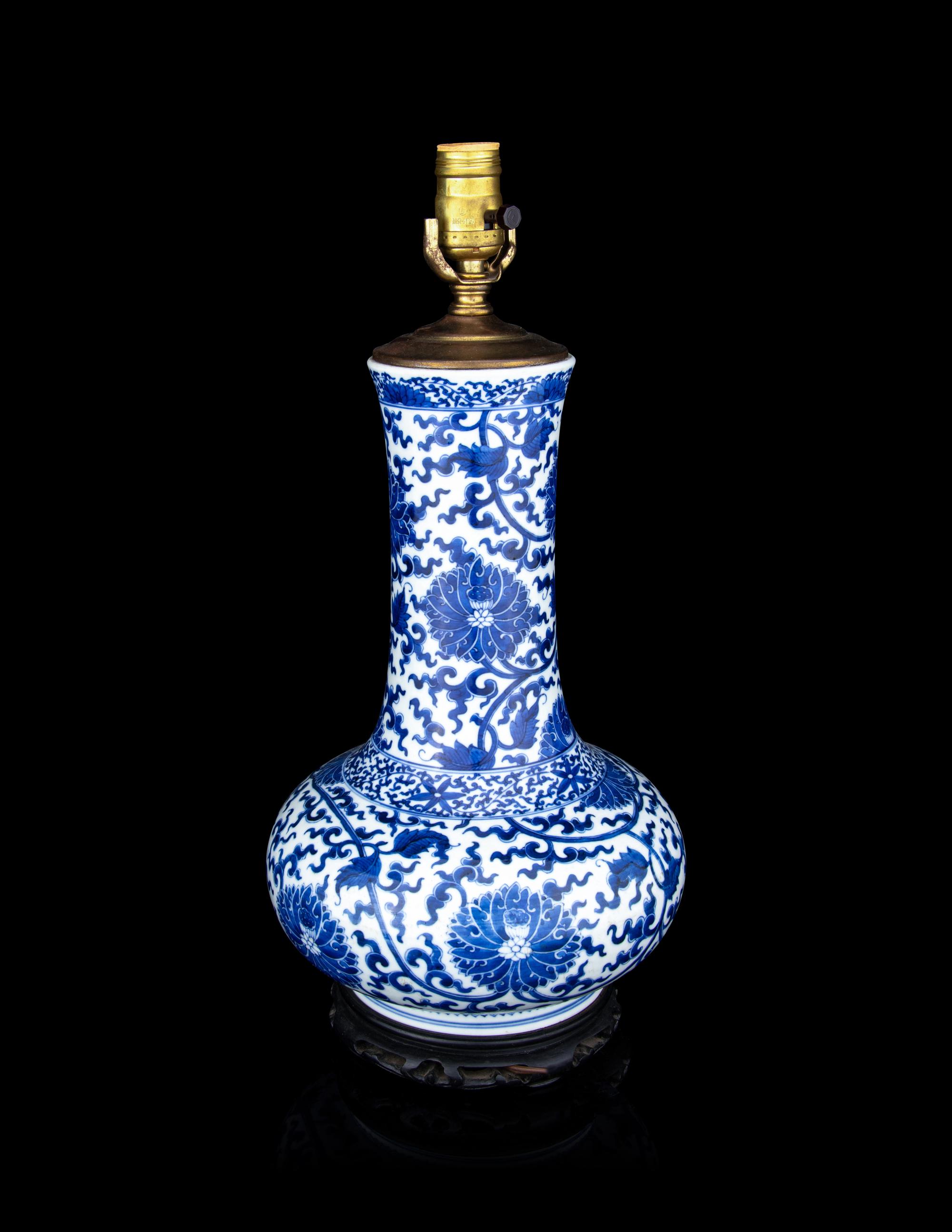A Blue and White Porcelain Vase