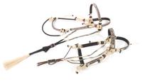 Two Hand Hitched Horsehair Bridles