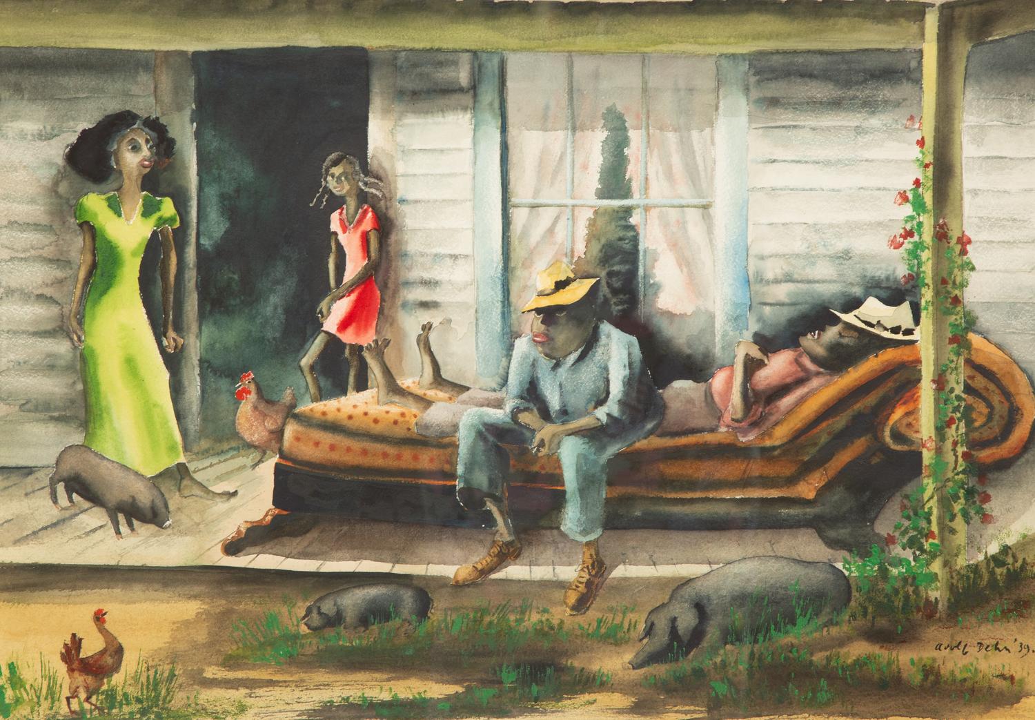 On the Porch, 1939