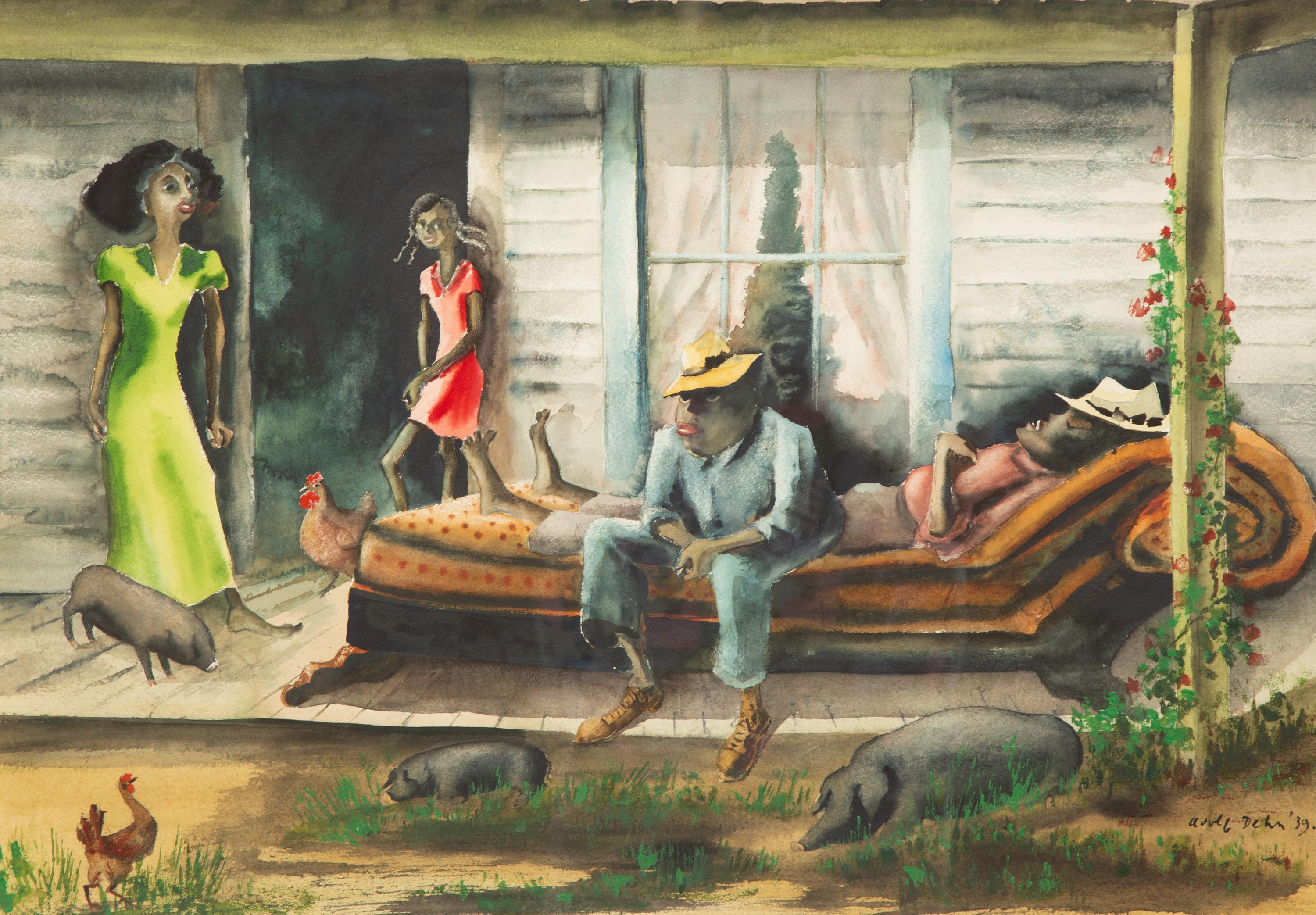 On the Porch, 1939