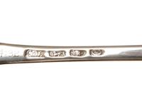 A George III Silver Strainer Spoon